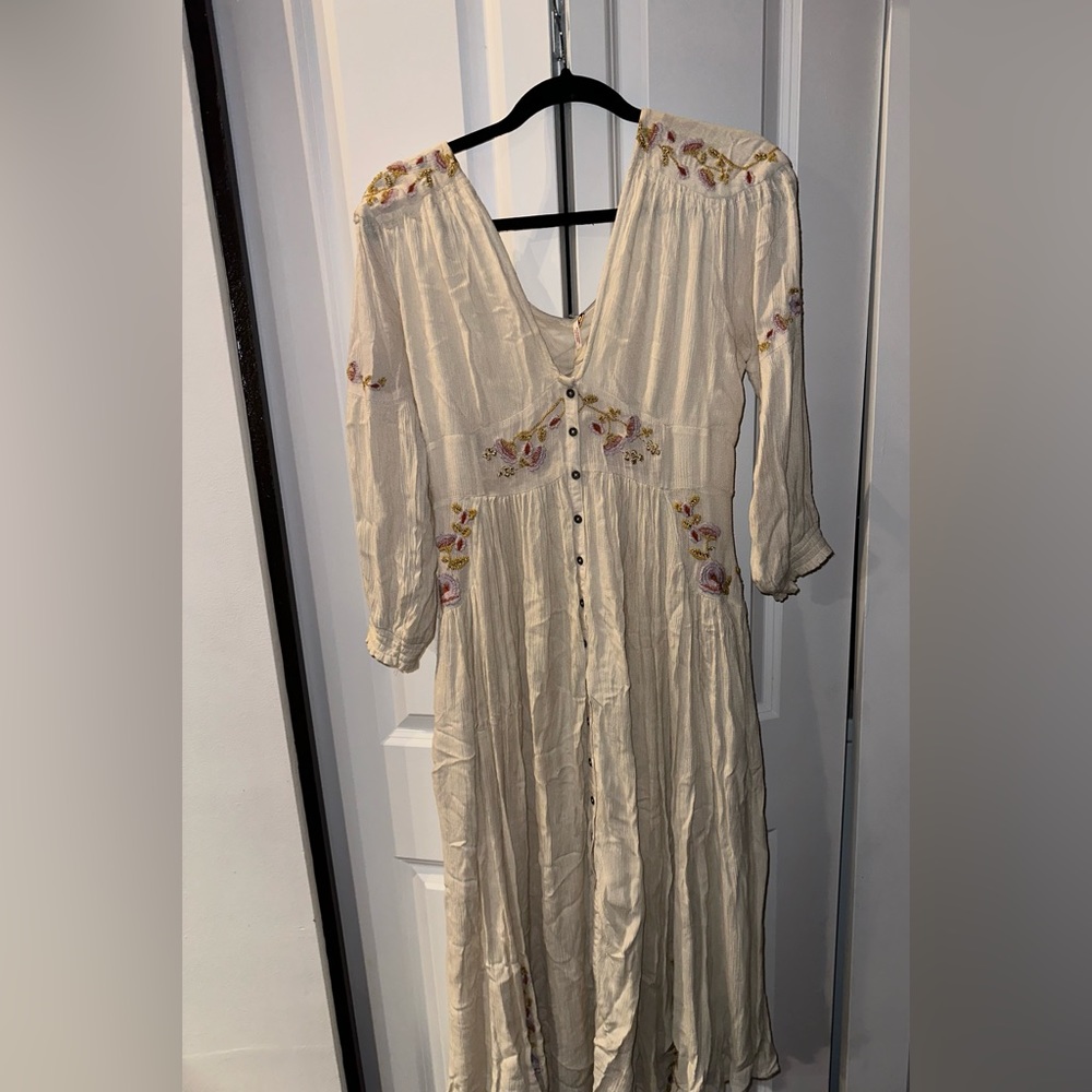 Large free people flowy dress.